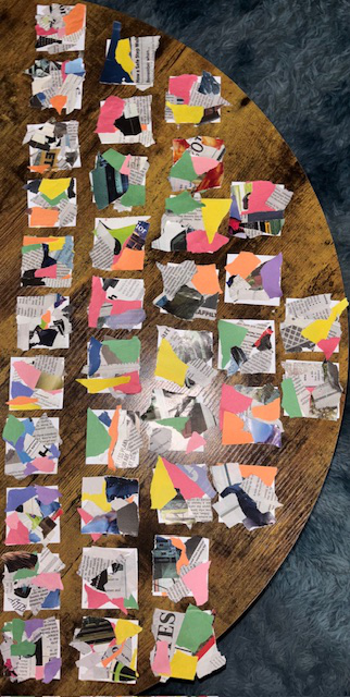 Torn Paper Collage series